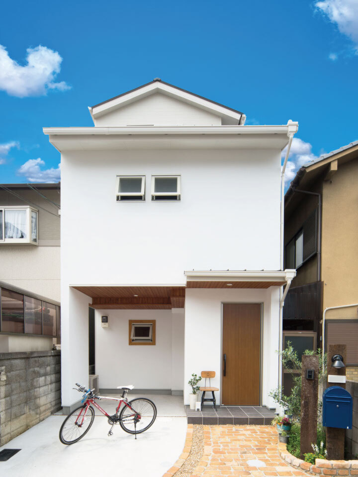 スキップフロアのある3階建てナチュラルカッコいいお家　【雑誌掲載のお家】