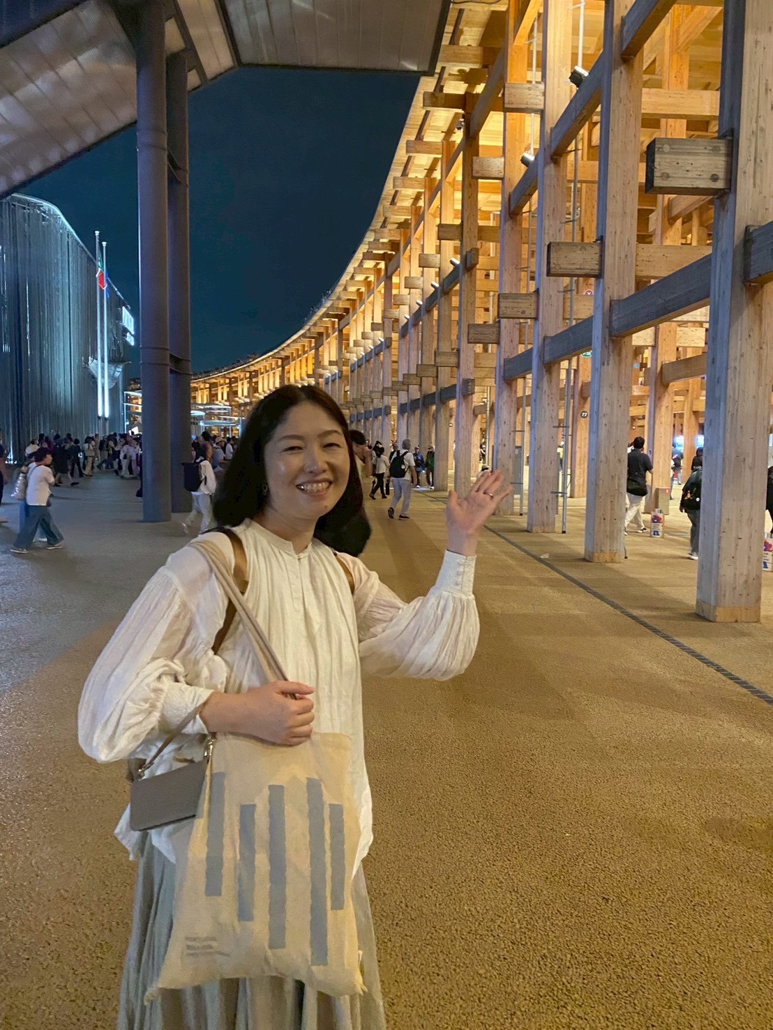 EXPO2025大阪･関西万博 大屋根リング前にて