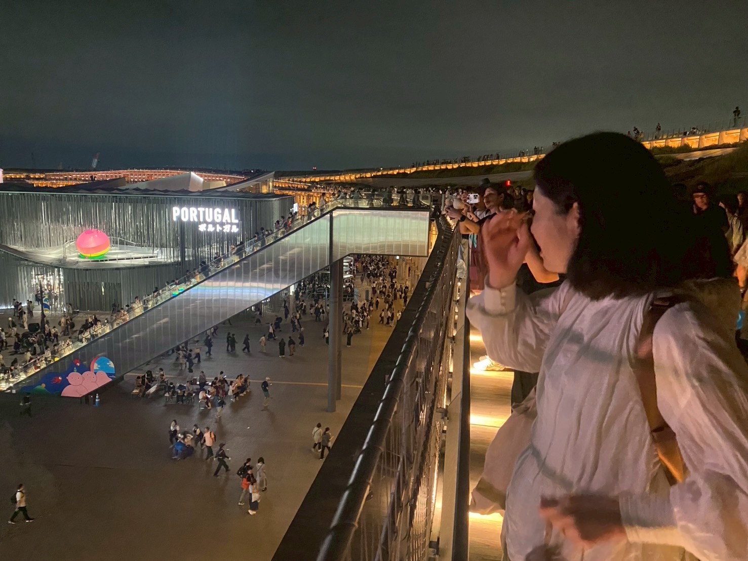EXPO2025大阪･関西万博　大屋根リングからの眺め