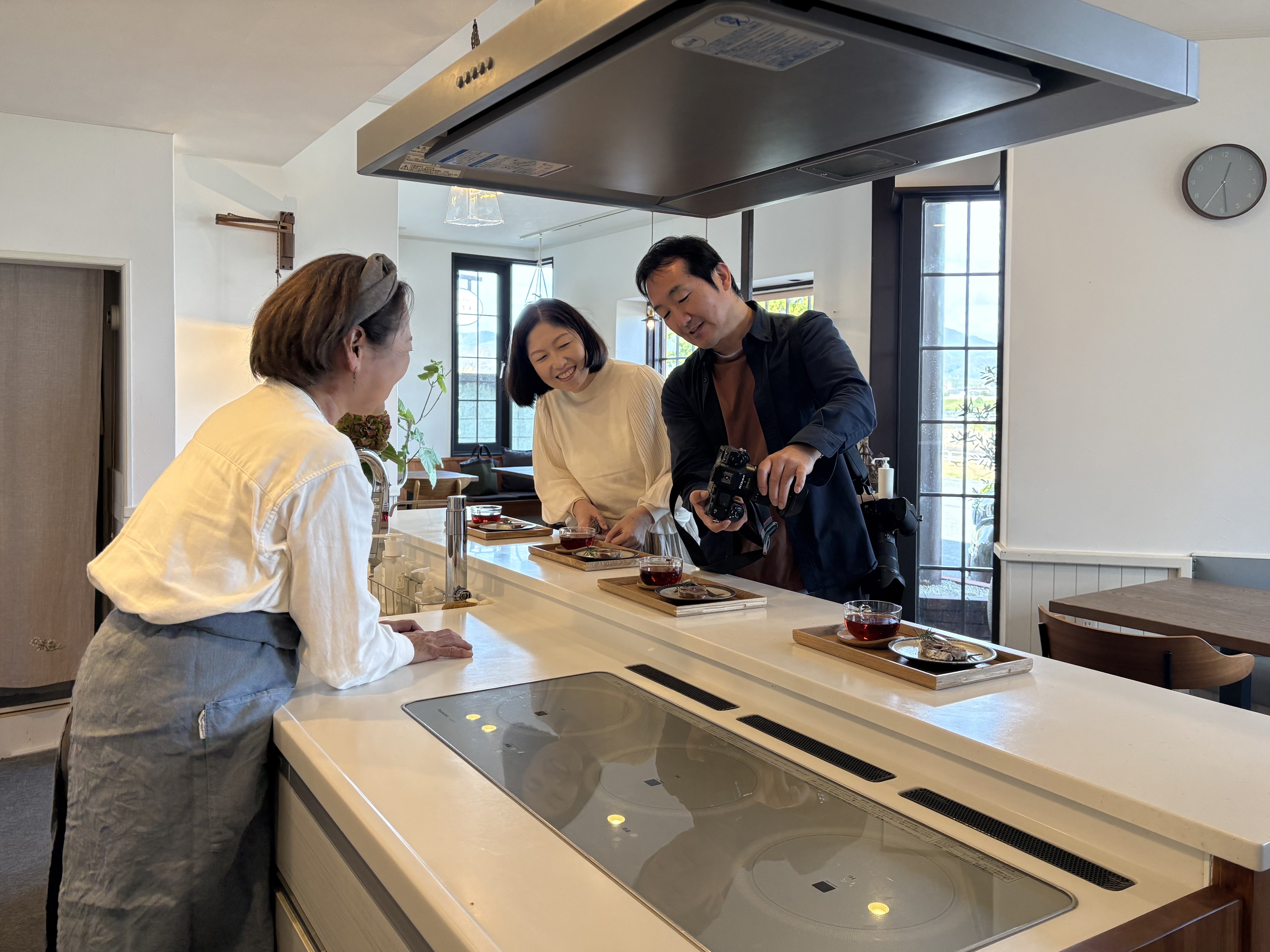 U様店舗　キッチン撮影風景2